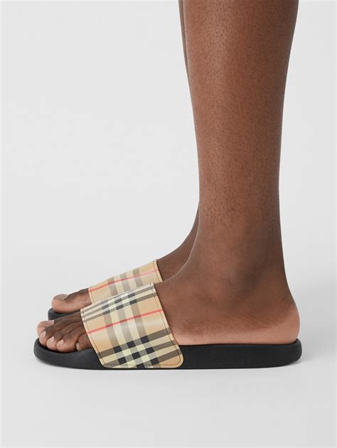 burberry slides|burberry slides for men.